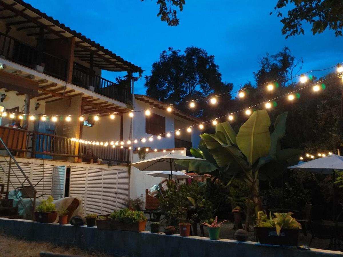 Hotel Casona Chara Barichara Exteriér fotografie