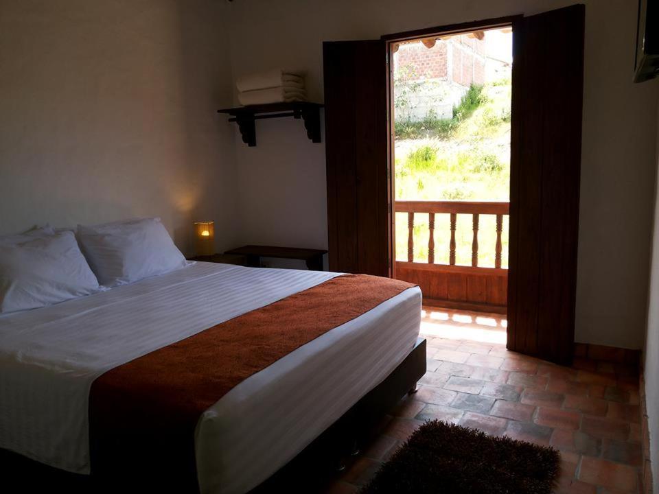 Hotel Casona Chara Barichara Exteriér fotografie